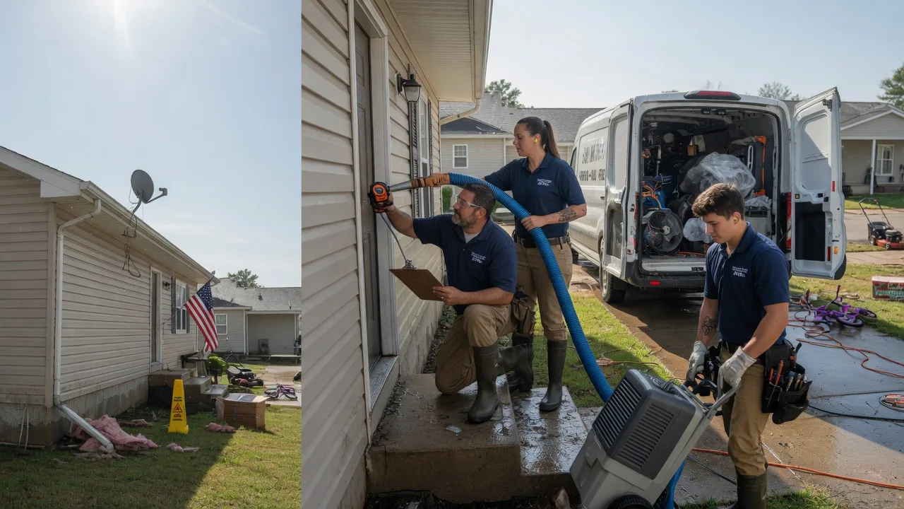 Ceiling Water Damage Restoration in Veblen, SD near me